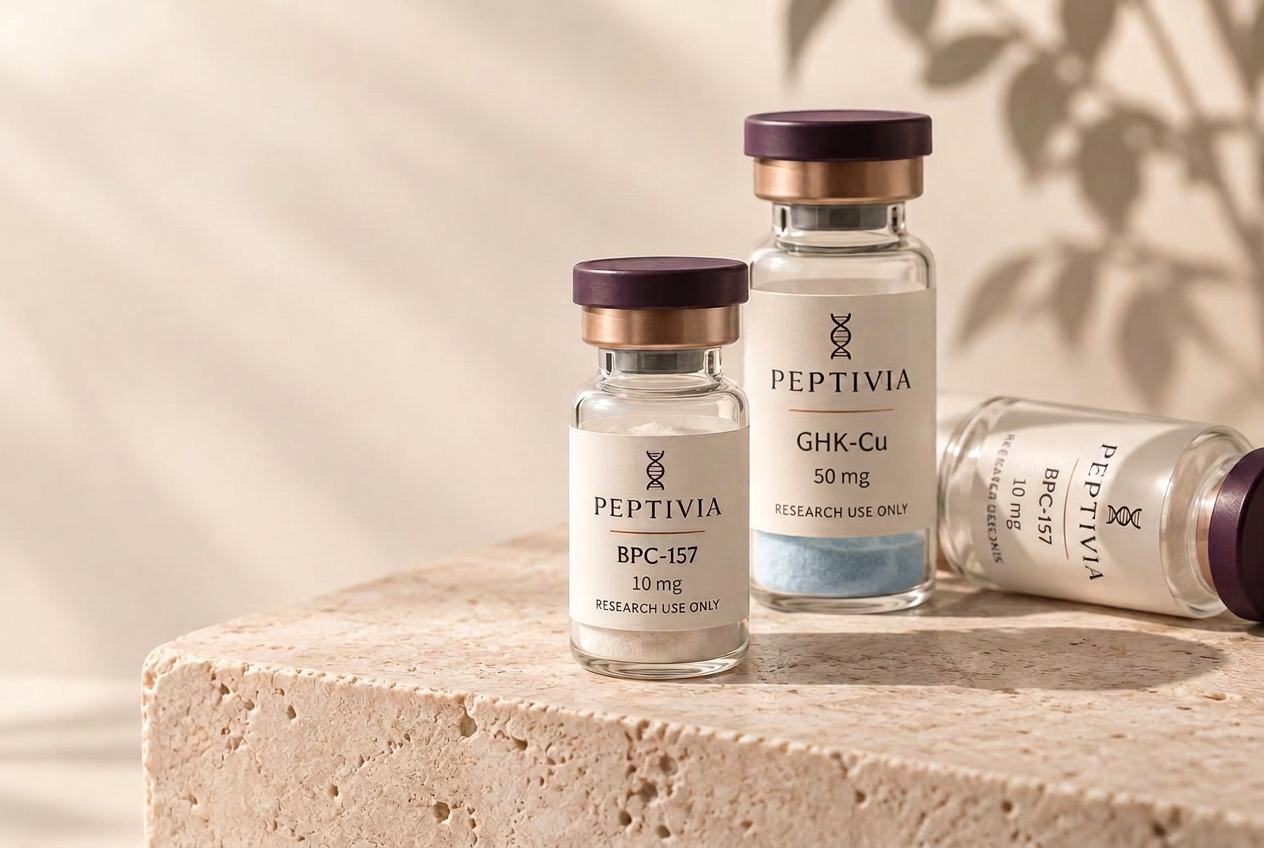 Peptivia branded research materials